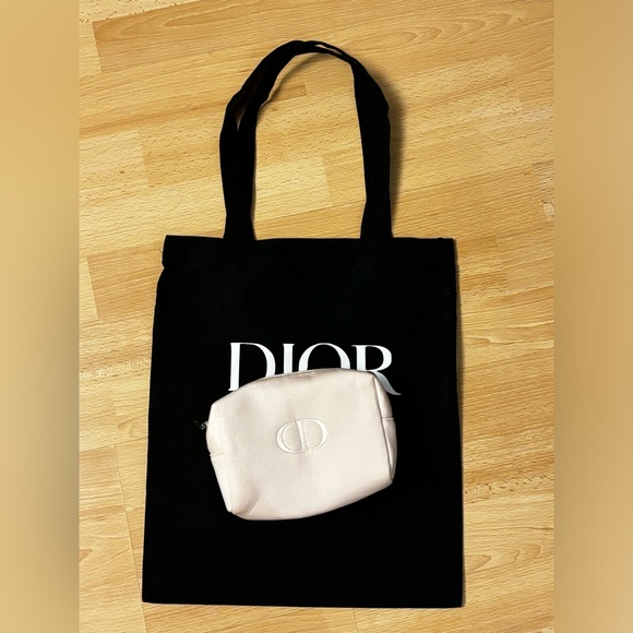 Dior Handbags - Sale🔥 Authentic Dior Pouch FREE CANVAS TOTE BAG